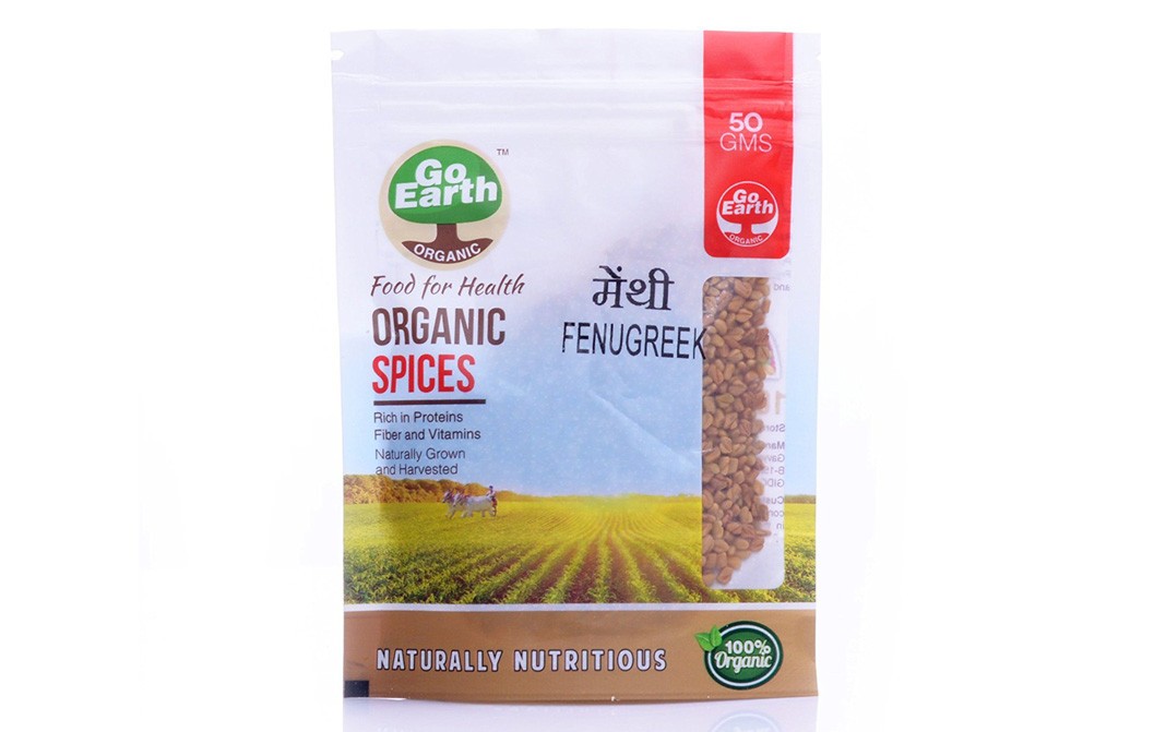 Go Earth Organic Fenugreek    Pack  50 grams